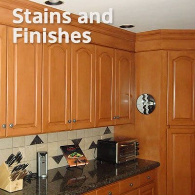 An image of Kitchen Cabinets depicting a Stains and Finishes Service